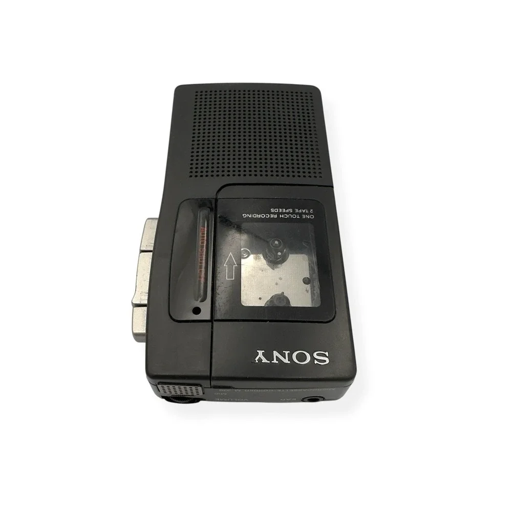 Sony M-330 MicroCassette Recorder Two Speed One Touch Recording For Parts/Repair